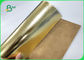 Superficie de oro lateral del color del papel de Kraft de los materiales fibrosos el lavable reflexiva